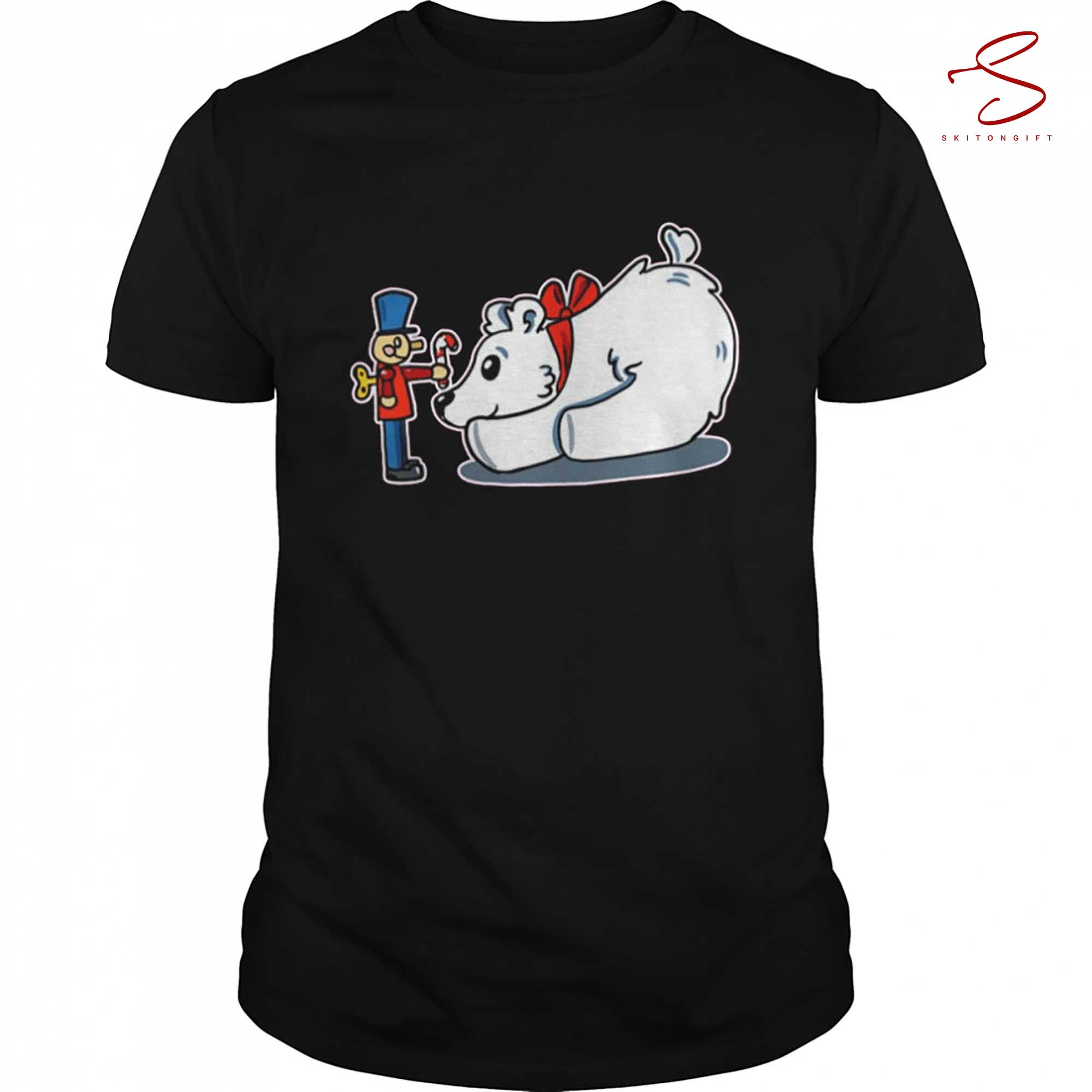 Skitongift Polar Bear Christmas Graphic Xmas Shirt