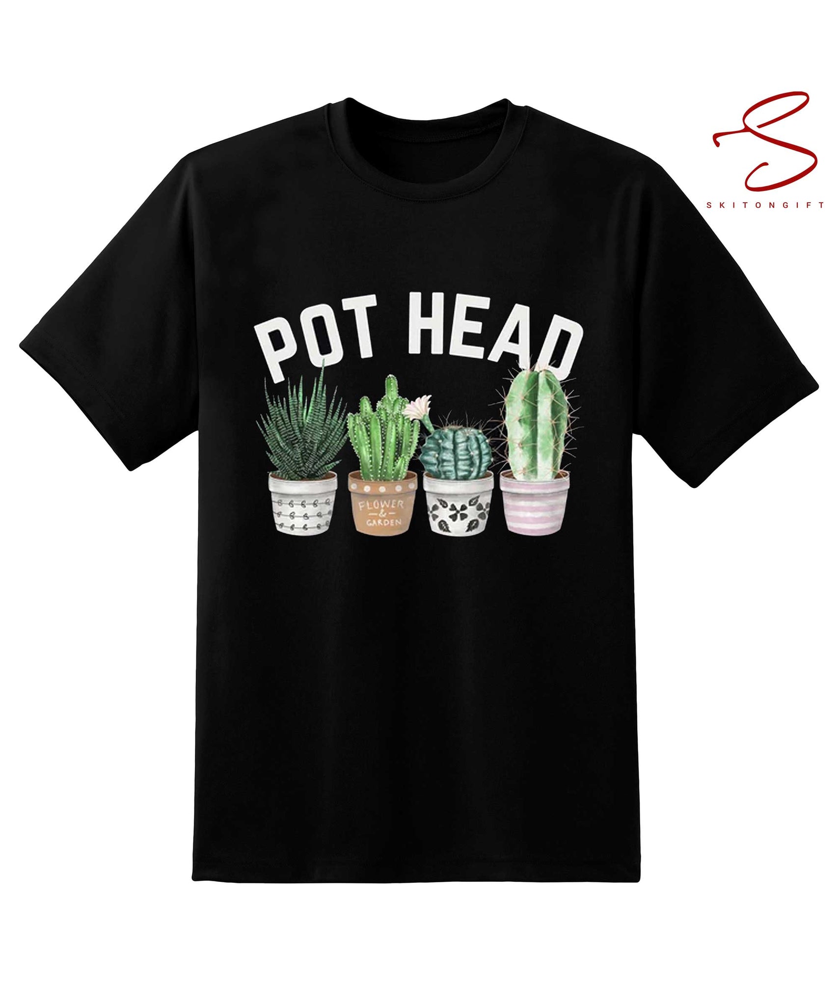 Skitongift Pot Head Shirt For Women Plant Lover Shirt Gardening T Shirt For Women Plant Shirt Plant Mom Tee Funny Shirts Long Sleeve Tee Hoody Hoodie
