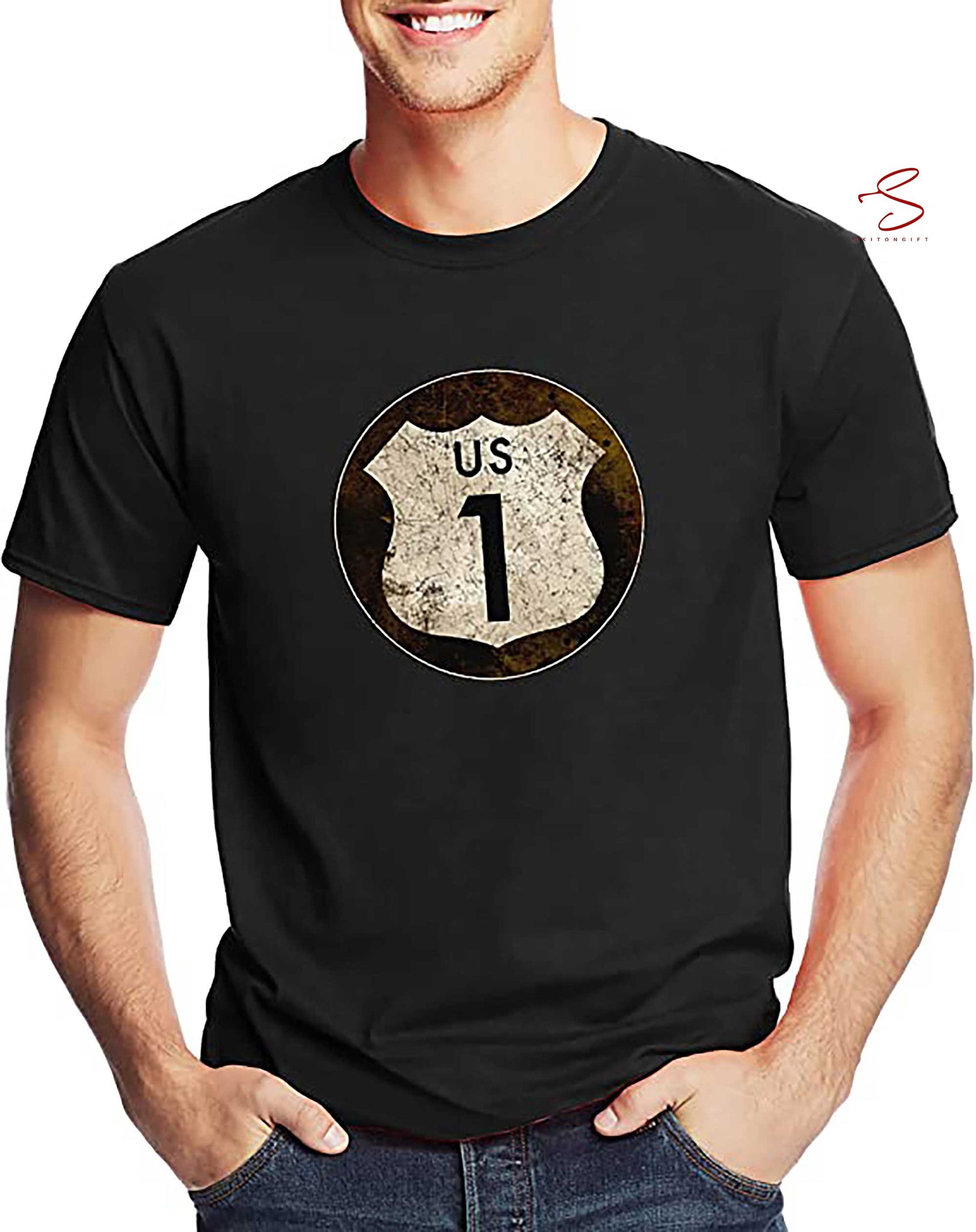 Skitongift Route Mens Short Sleeve Graphic T Shirt Collection Funny Shirts Long Sleeve Tee Hoody Hoodie heavyweight pullover hoodies Sweater