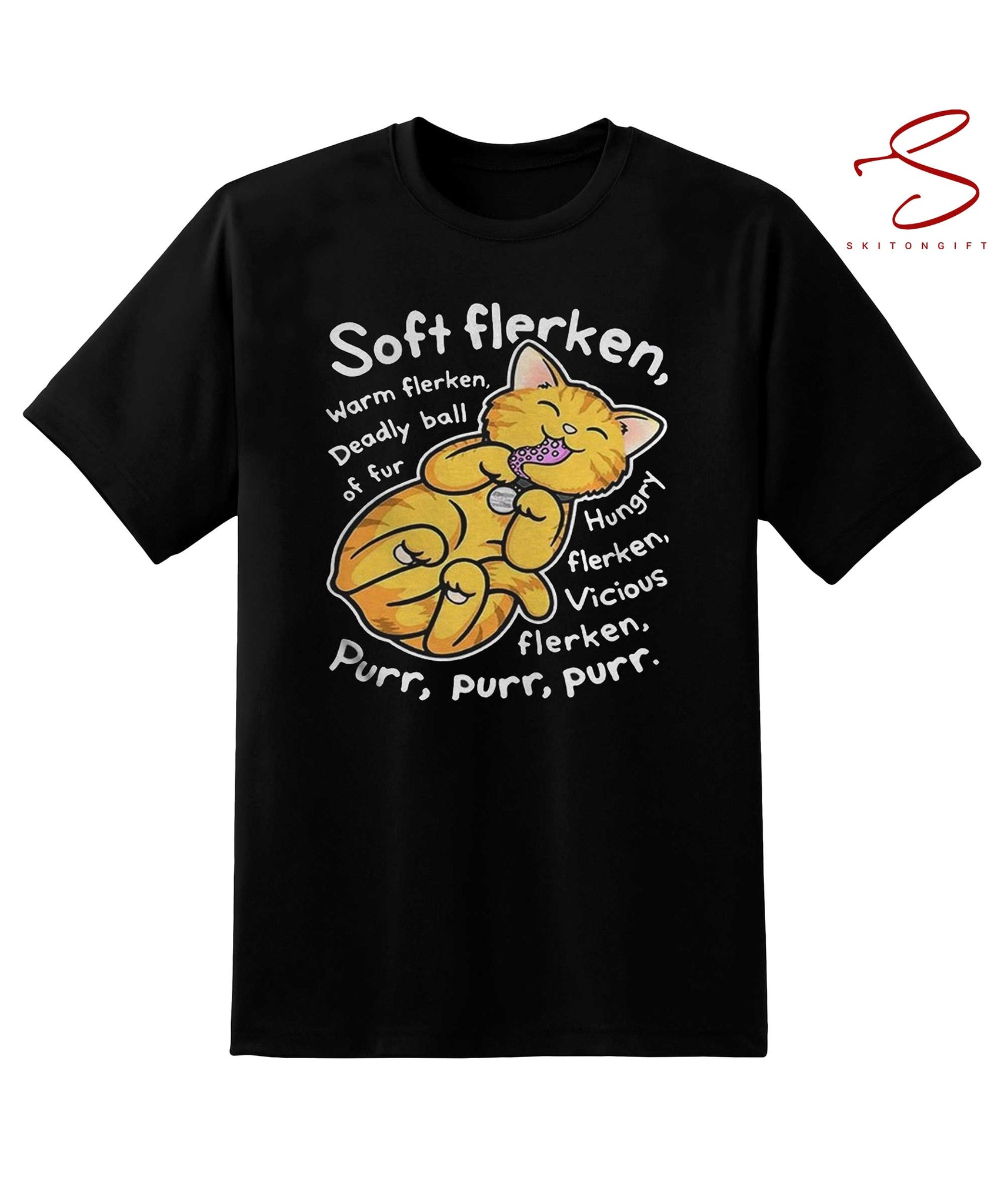 Skitongift Soft Flerken Warm Flerken Deadly Of Fur Hungry Flerken Vicious Tshirt Funny Shirts Long Sleeve Tee Hoody Hoodie heavyweight pullover hoodies Sweater