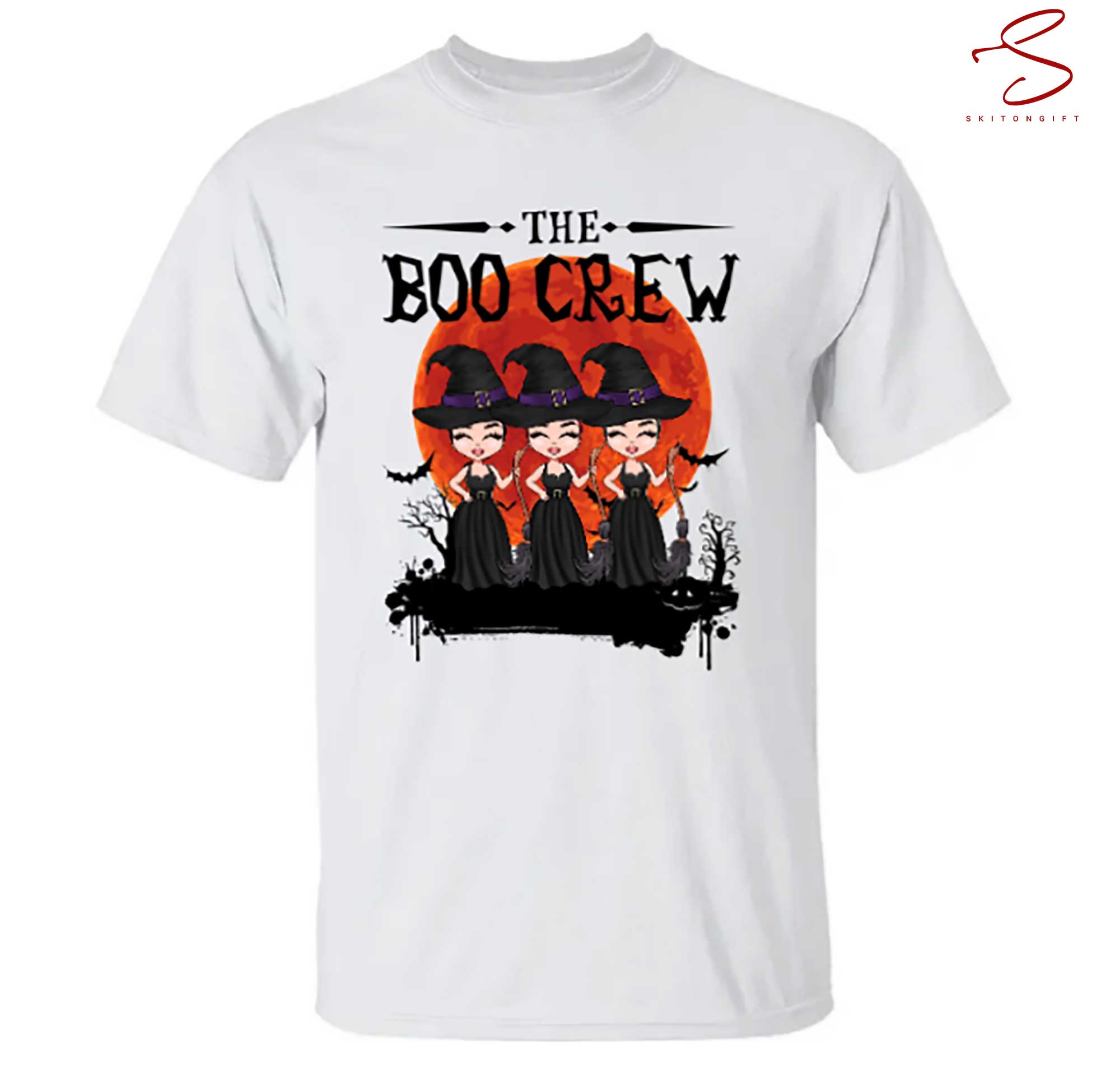 Skitongift The Boo Crew Halloween T Shirt