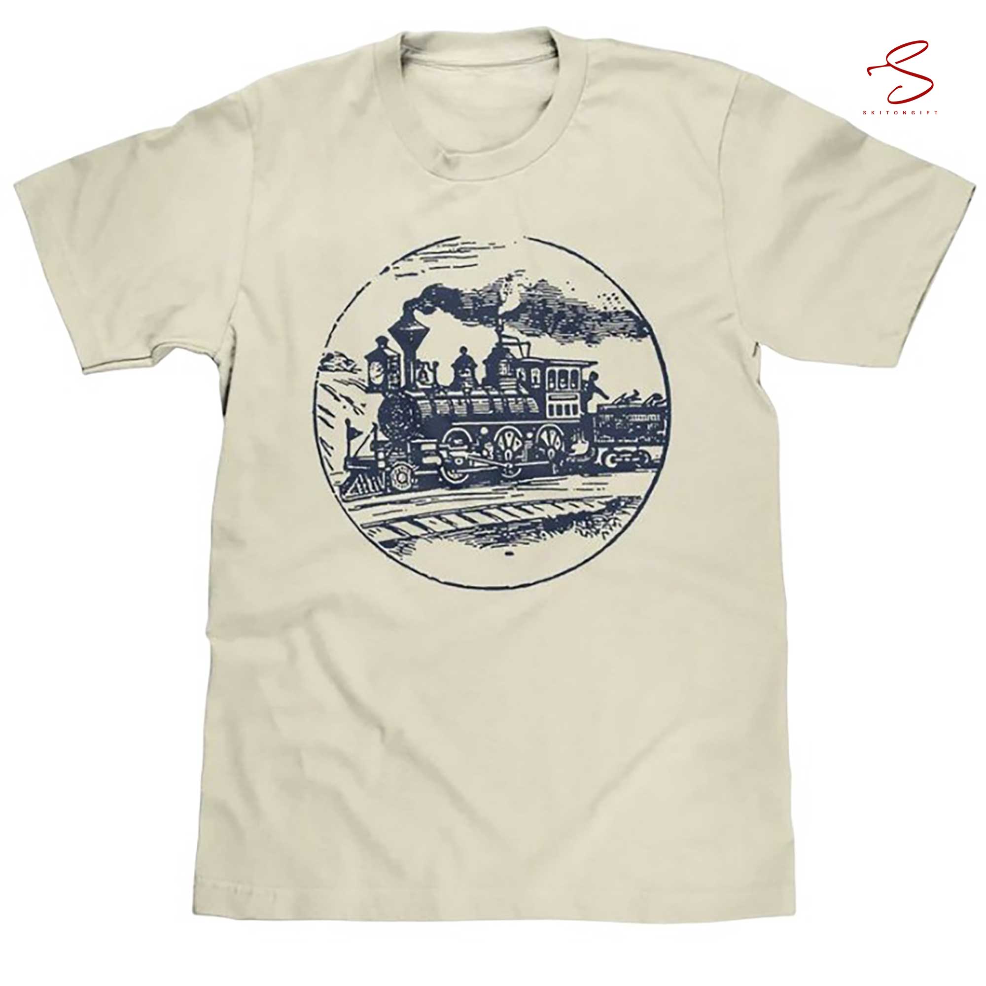 Skitongift Unisex Antique Train T Shirt MenS Cotton T Shirt Funny Shirts Long Sleeve Tee Hoody Hoodie