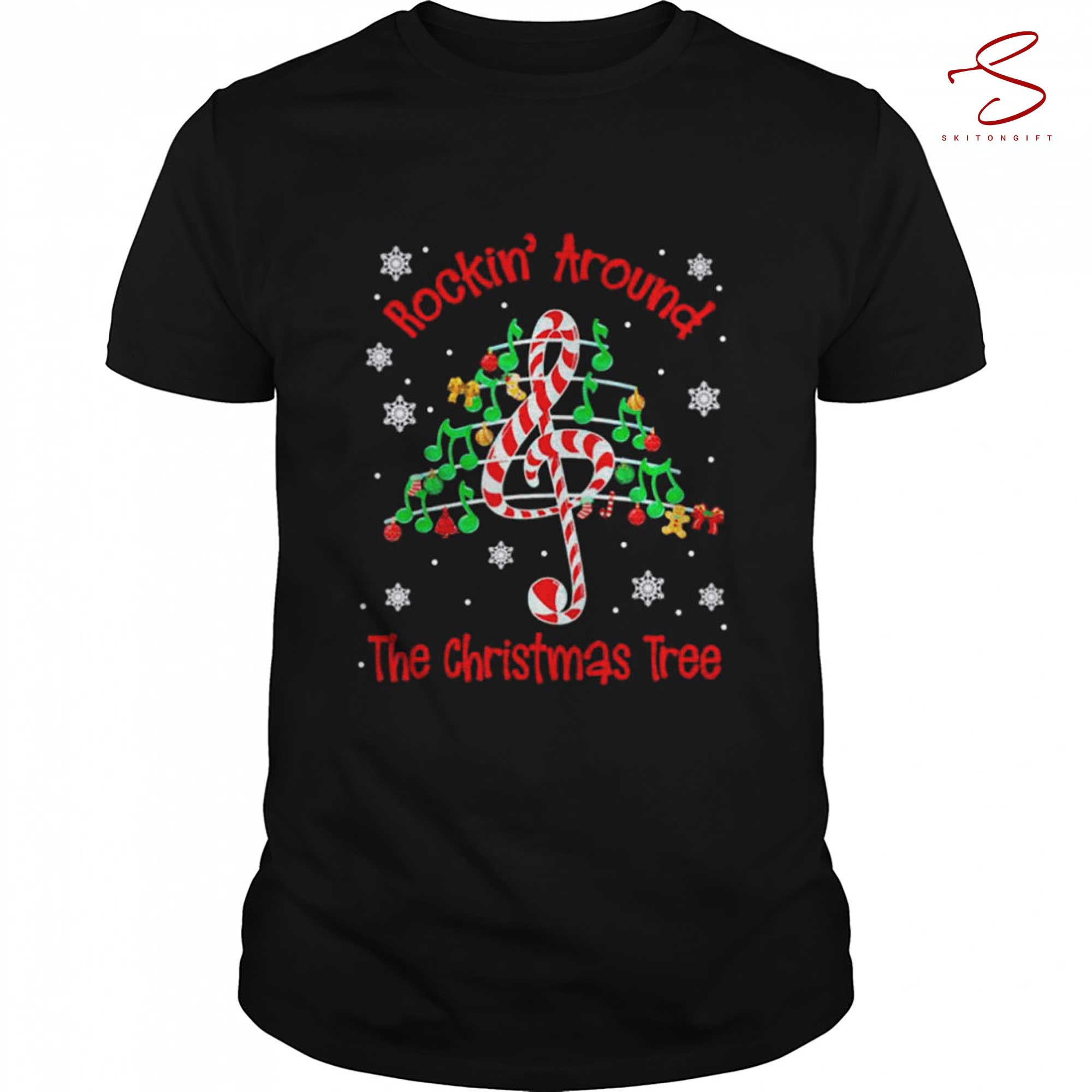 Skitongift WeRe Fine Everything Is Fine Gnome Teacher Lover Music T Shirt