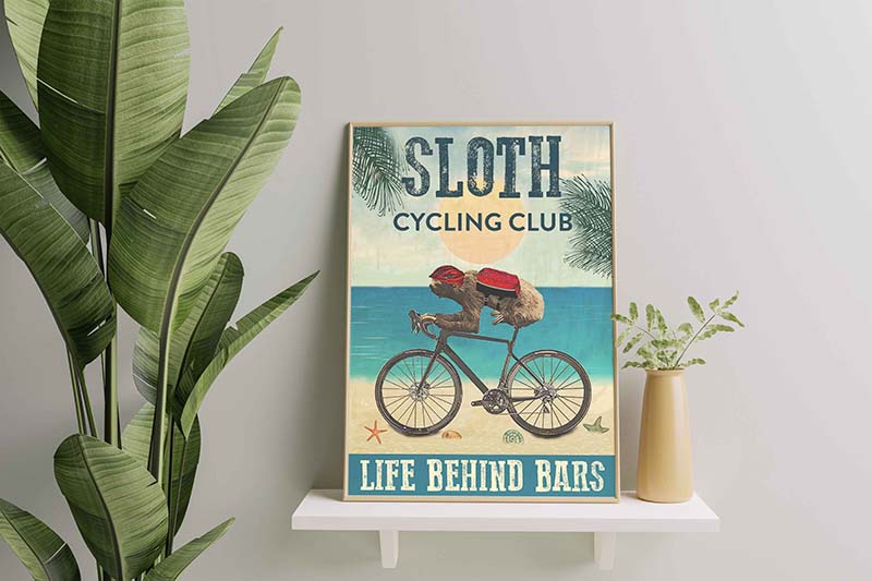 Sloth Cycling Club Life Behind Bars-TT2210