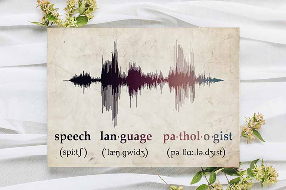 Speech Pathology Sound Wave Speech Therapist-MH3108