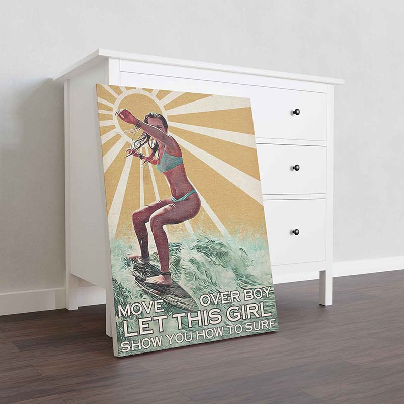 Surfing Move Over Boys Let This Girl Show You How to Surf TT1609