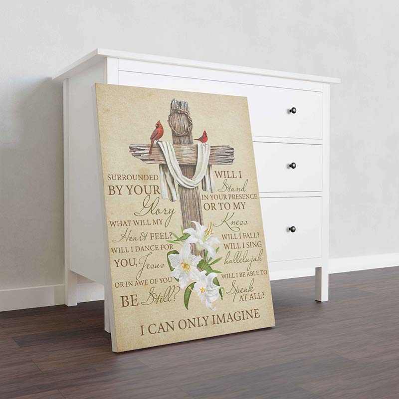 Skitongifts Wall Decoration, Home Decor, Decoration Room Surrounded BY Your Glory I Can Only Imagine-TT0301