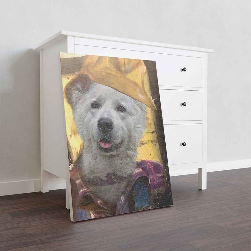 Skitongifts Wall Decoration, Home Decor, Decoration Room Swiss Shepherd Dog Plumber-TT1012