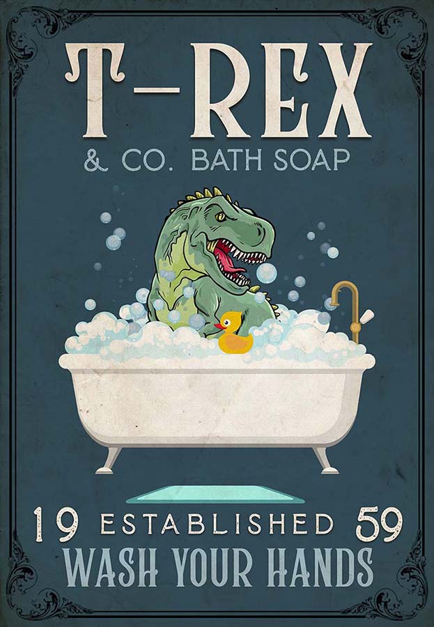 T-rex And Co Bath Soap Wash Your Hands-MH2309