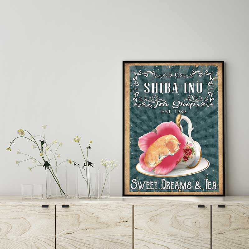 Tea-Shop-Sweet-Dreams-And-TeaDog-Shiba-Inu-VT0907