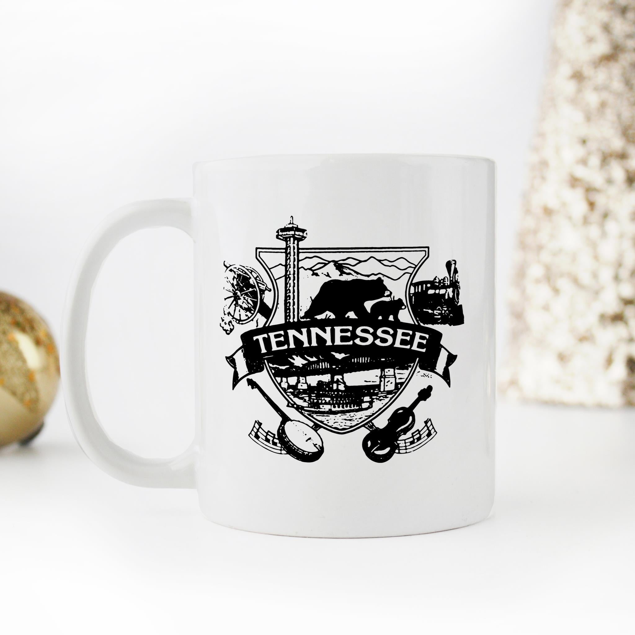Skitongifts Funny Ceramic Novelty Coffee Mug Tennessee Montage X3qwYc5