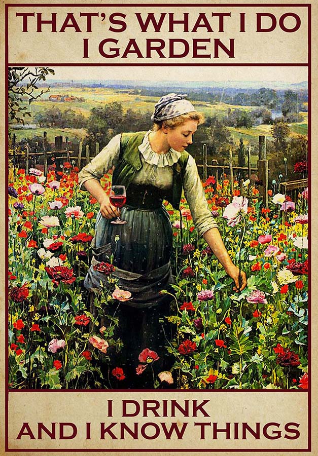 Thats What I Do I Garden I Drink And I Know Things-TT3108
