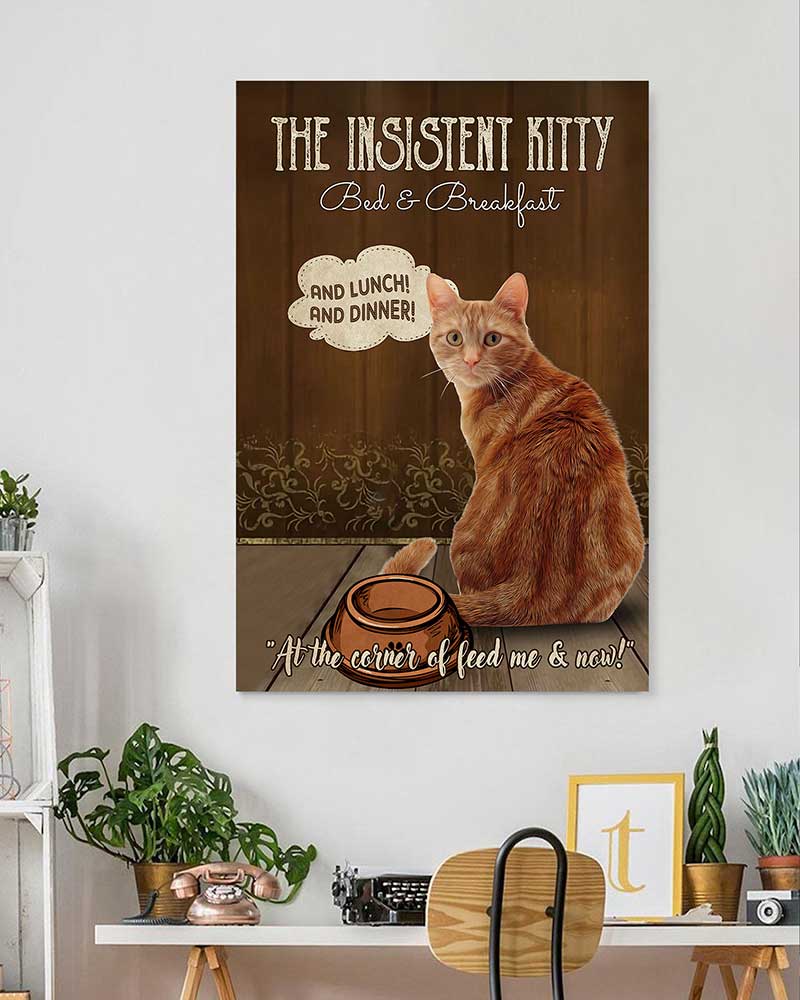 The Insistent Kitty Bed And Breakfast ORANGE TABBY-VT1606