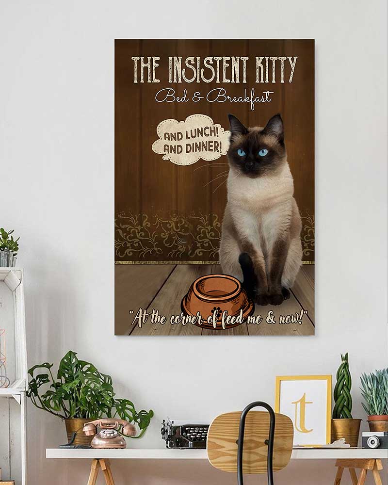 The Insistent Kitty Bed And Breakfast SIAMESE-VT1606