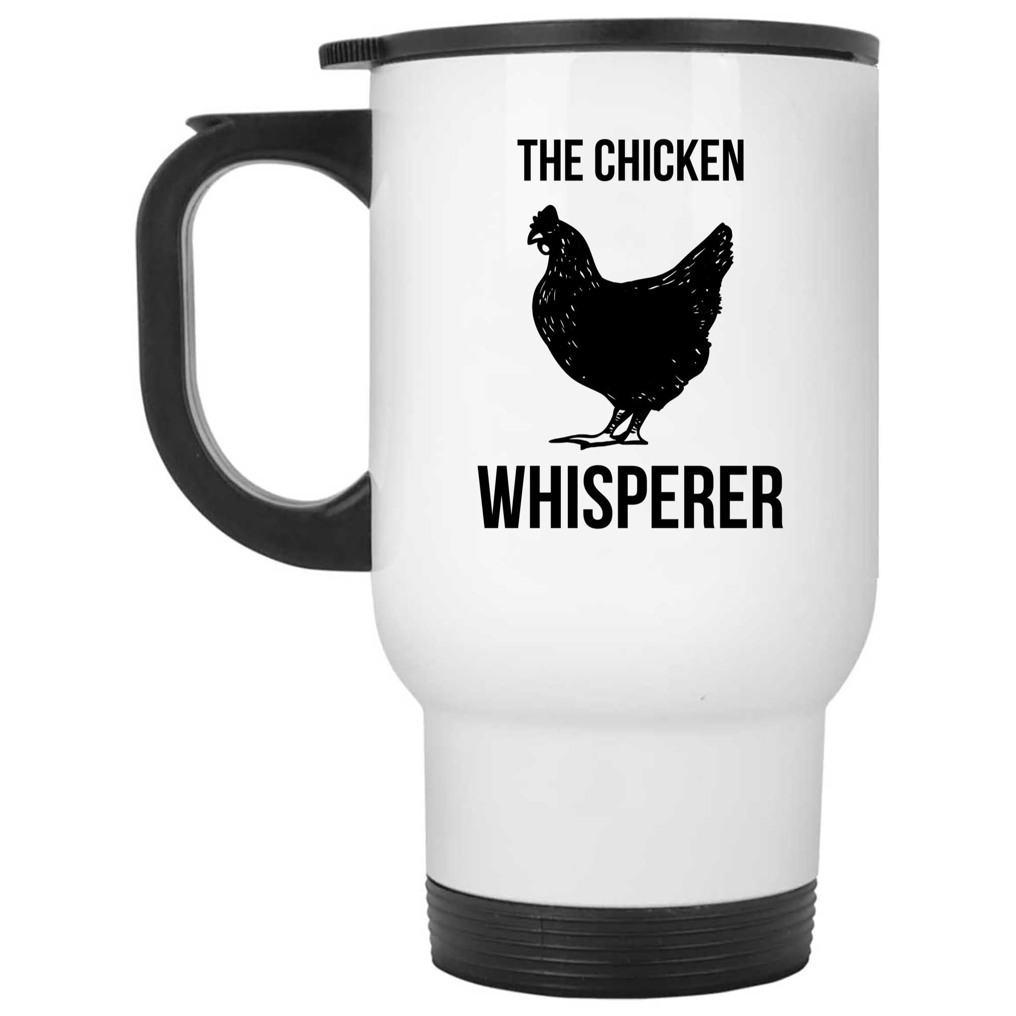 Skitongifts Funny Ceramic Novelty Coffee Mug The Chicken Whisperer Funny Farmer OyfYfvI