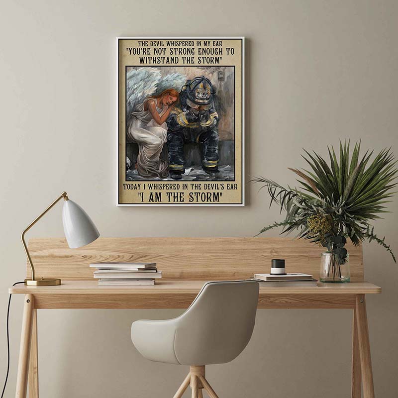 Skitongifts Wall Decoration, Home Decor, Decoration Room The Devil Whispered In My Ear TT1103
