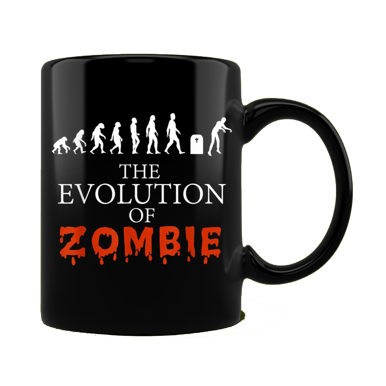 Skitongift Ceramic Novelty Coffee Mug The Evolution Of Zombie For Spooky Halloween Mug