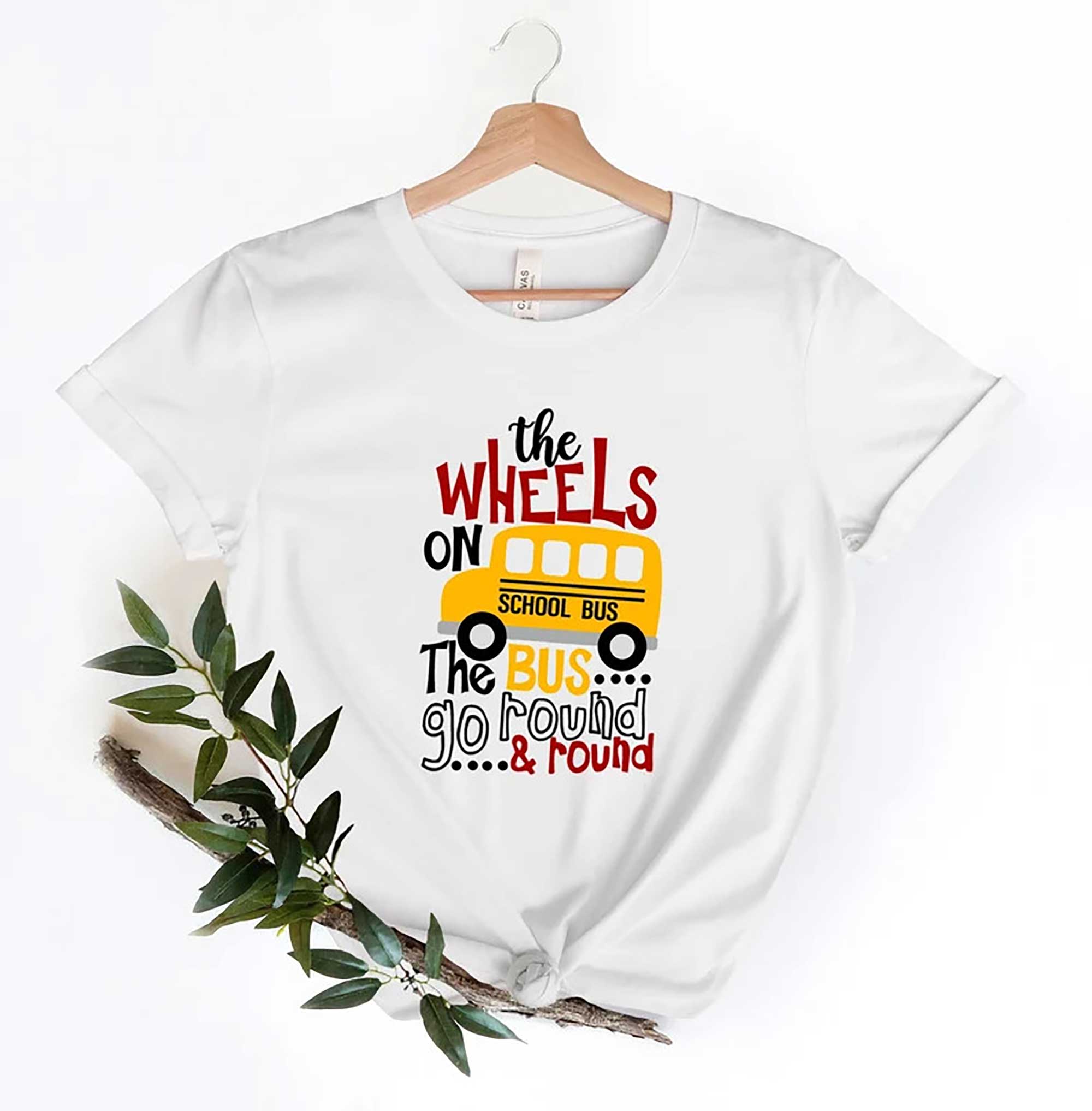 Skitongift The WHEELS On The BUS shirt, go back to school shirt,School bus shirt,School tee,First day of school tee