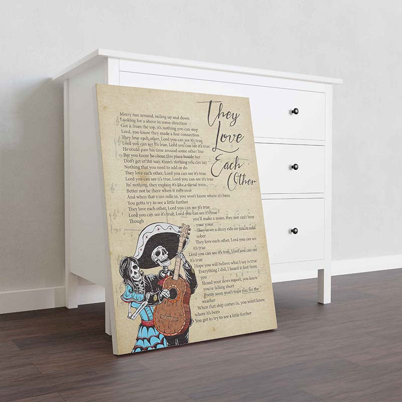 Skitongifts Wall Decoration, Home Decor, Decoration Room They Love Each Other Song-TT2210