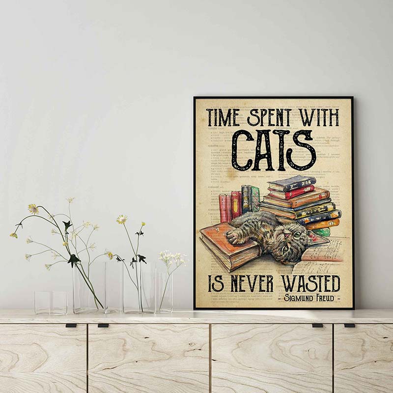 Time Spent With Cats Is Never Wasted-TT2903