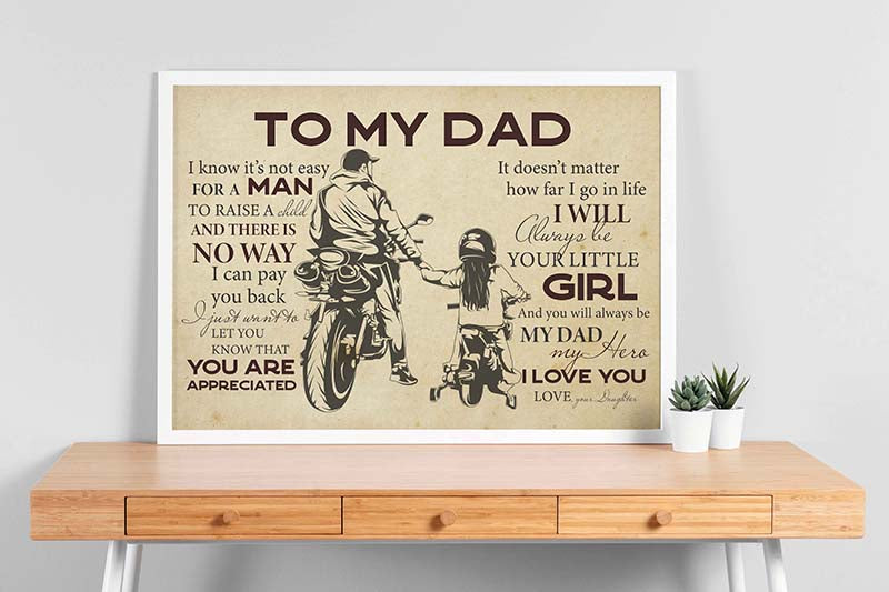 To My Dad I Know It's Not Easy For A Man Love Your Daughter-TT2001