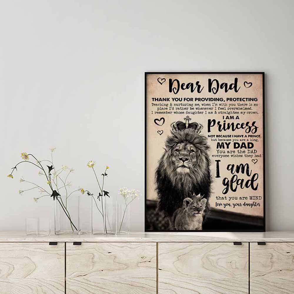 To My Dad Lions Thank You For Providing-MH3008