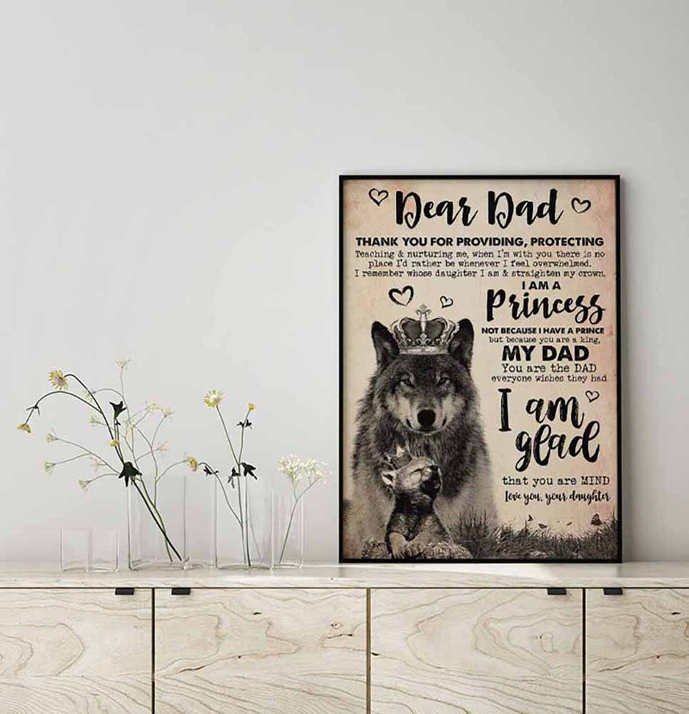 To My Dad Wolf Thank You For Providing-MH3108