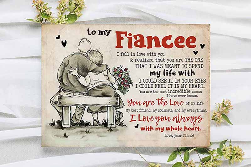 To My Fiancee, I Love You Always With My Whole Heart MH1009