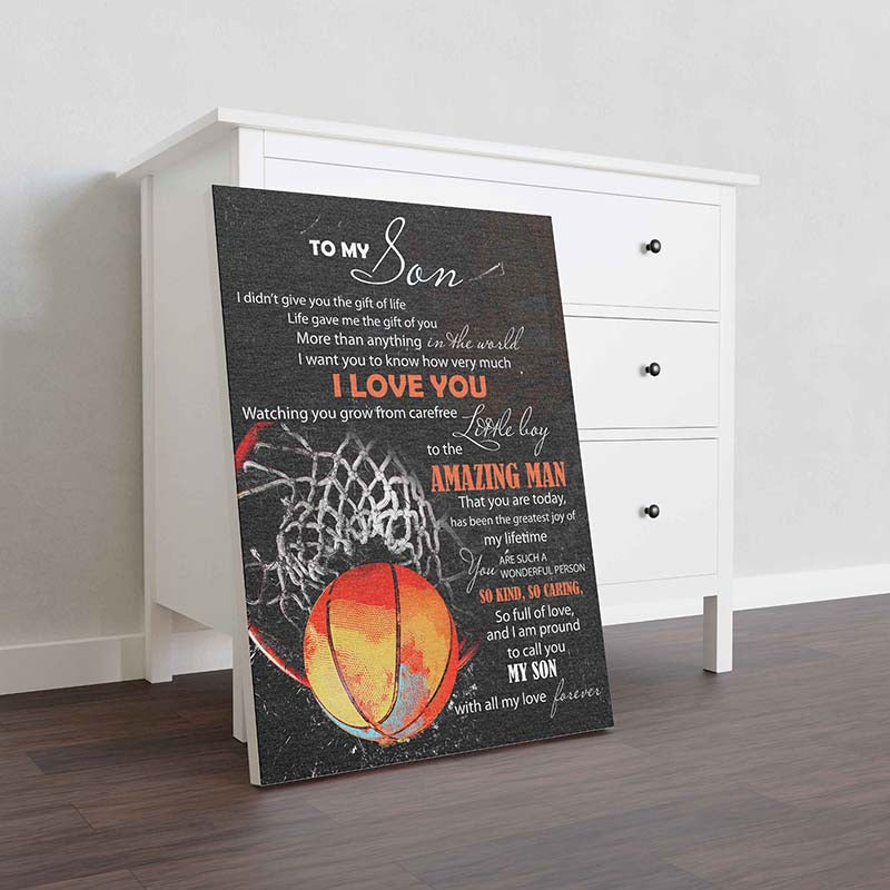 Skitongifts Wall Decoration, Home Decor, Decoration Room To My Son You Are Such A Wonderful Person So Kind So Caring So Full Of Love-TT0802