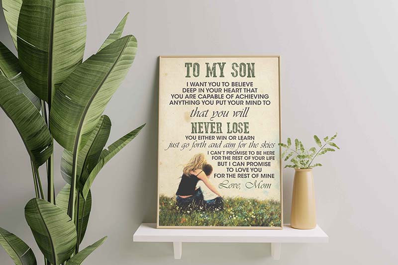 To my son I want you to believe deep in your heart-TT1011