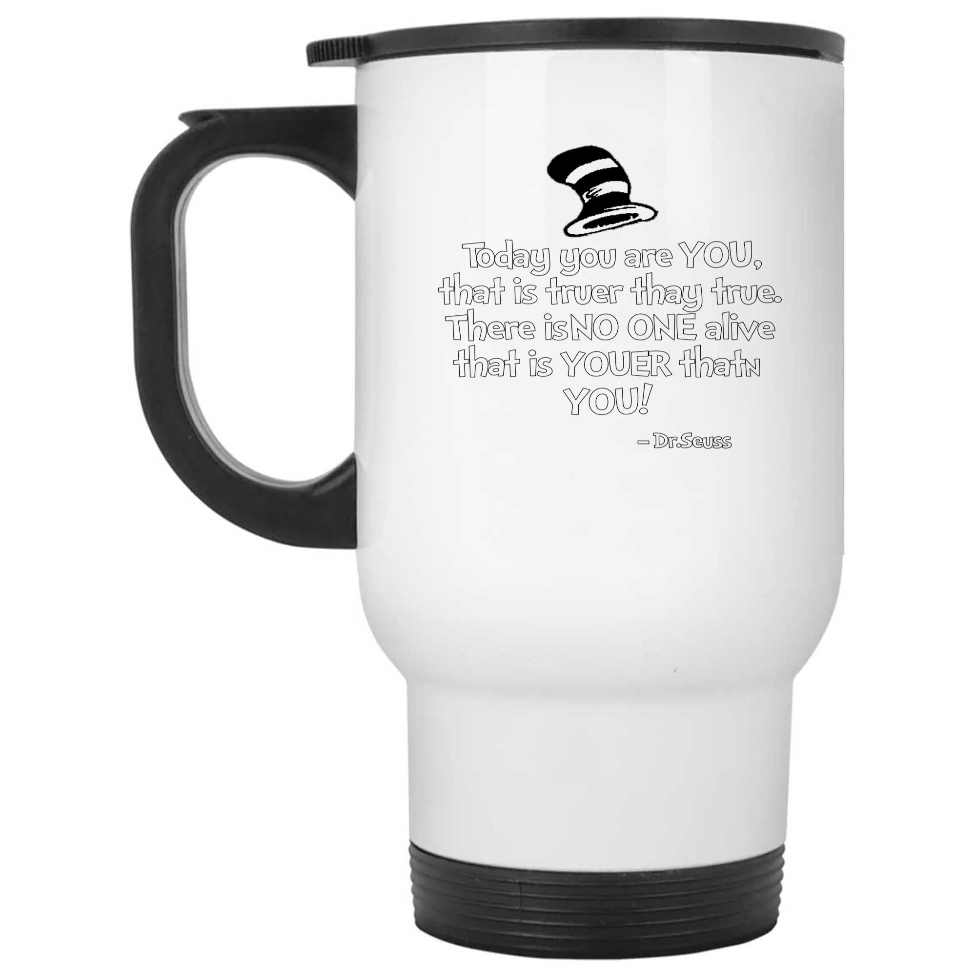 Skitongifts Funny Ceramic Novelty Coffee Mug Today You Are You Drseuss Quote OmCWLXU