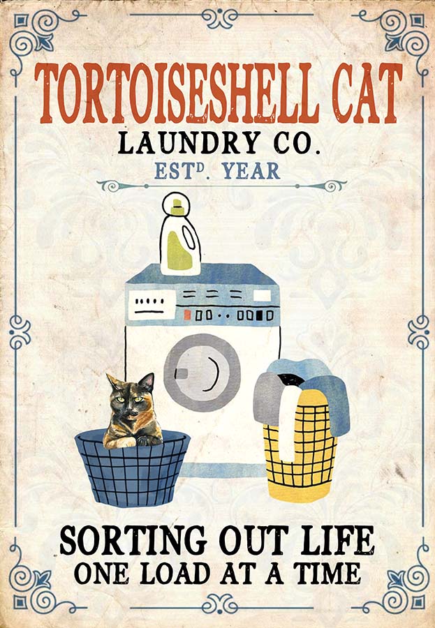 Tortoiseshell Cat Laundry Company-MH1909