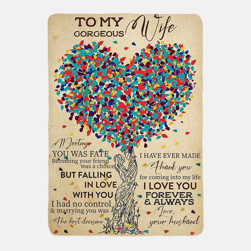 Tree To My Gorgeous Wife I Love You Forever And Always Wife TT1109