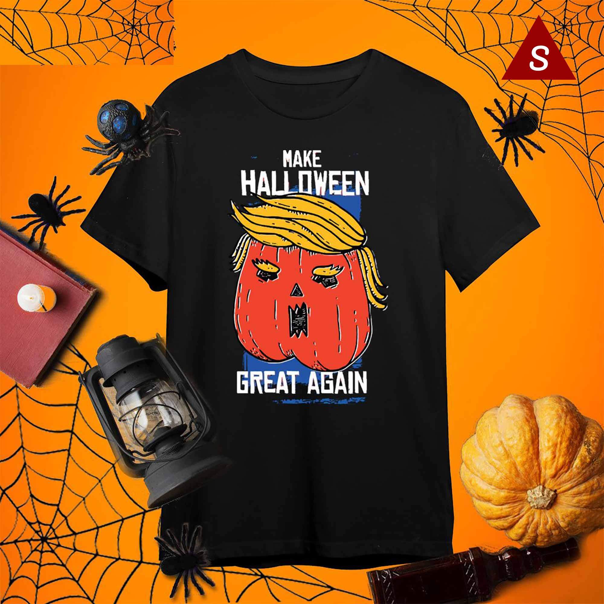 Skitongift Trumpkin Trump Make Halloween Great Again Halloween Shirt