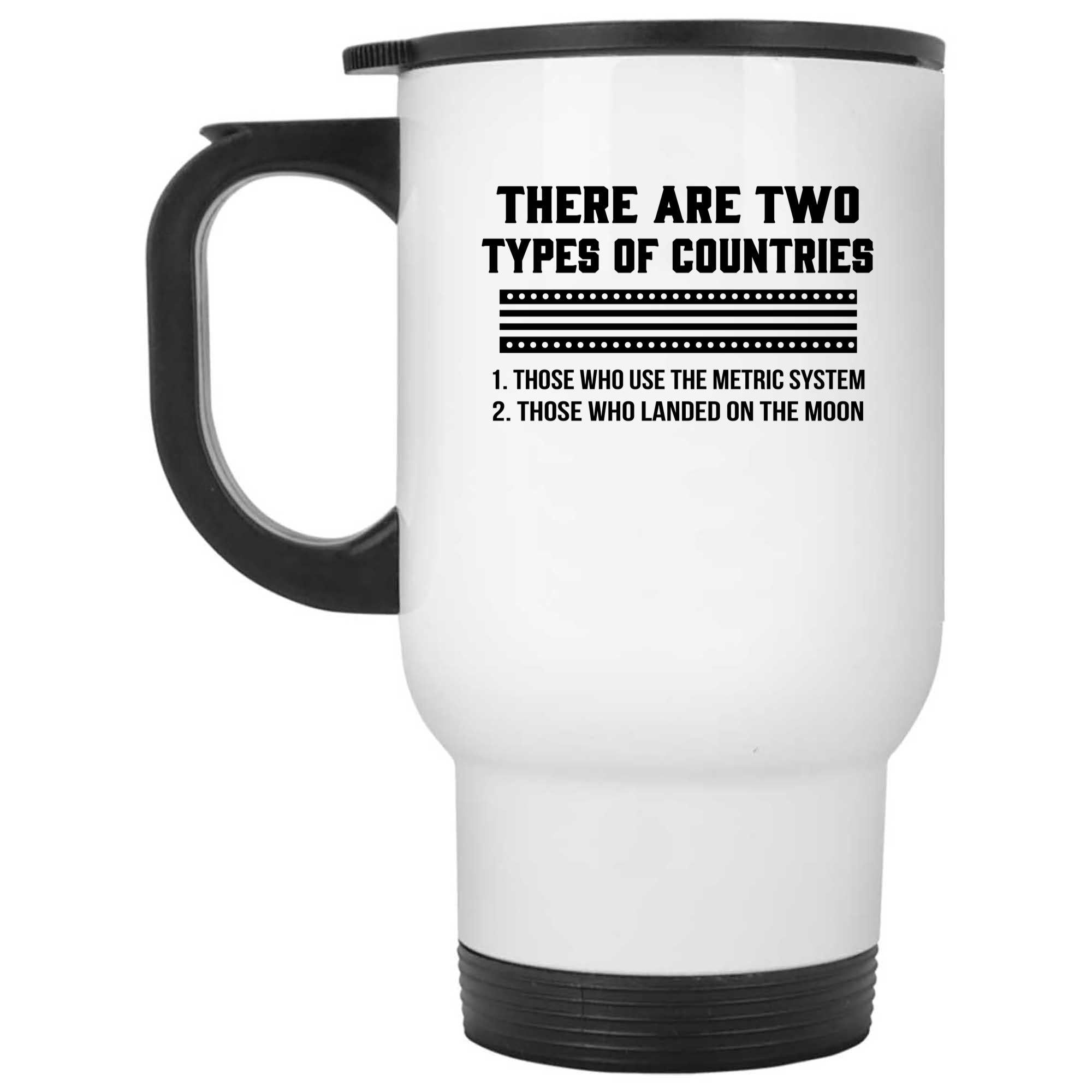 Skitongifts Funny Ceramic Novelty Coffee Mug Two Types Of Countries Landed On Moon Nerd Math b4TWwdq