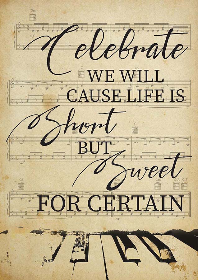 Two Step Song Lyrics Celebrate We Will Because Life Is Short TT1009