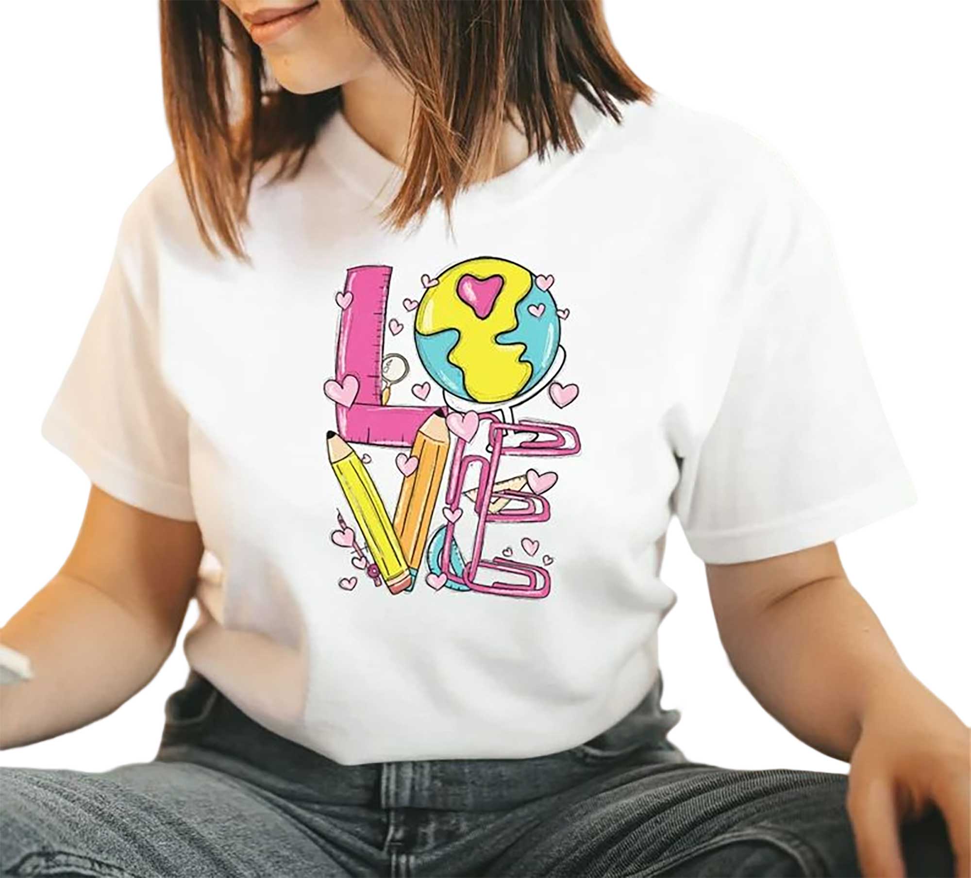 Skitongift Valentines Day Teacher Shirt Valentines Gifts For Teachers Love Shirt Gifts For Valentines Day Valentines Day Tshirt Funny Shirt