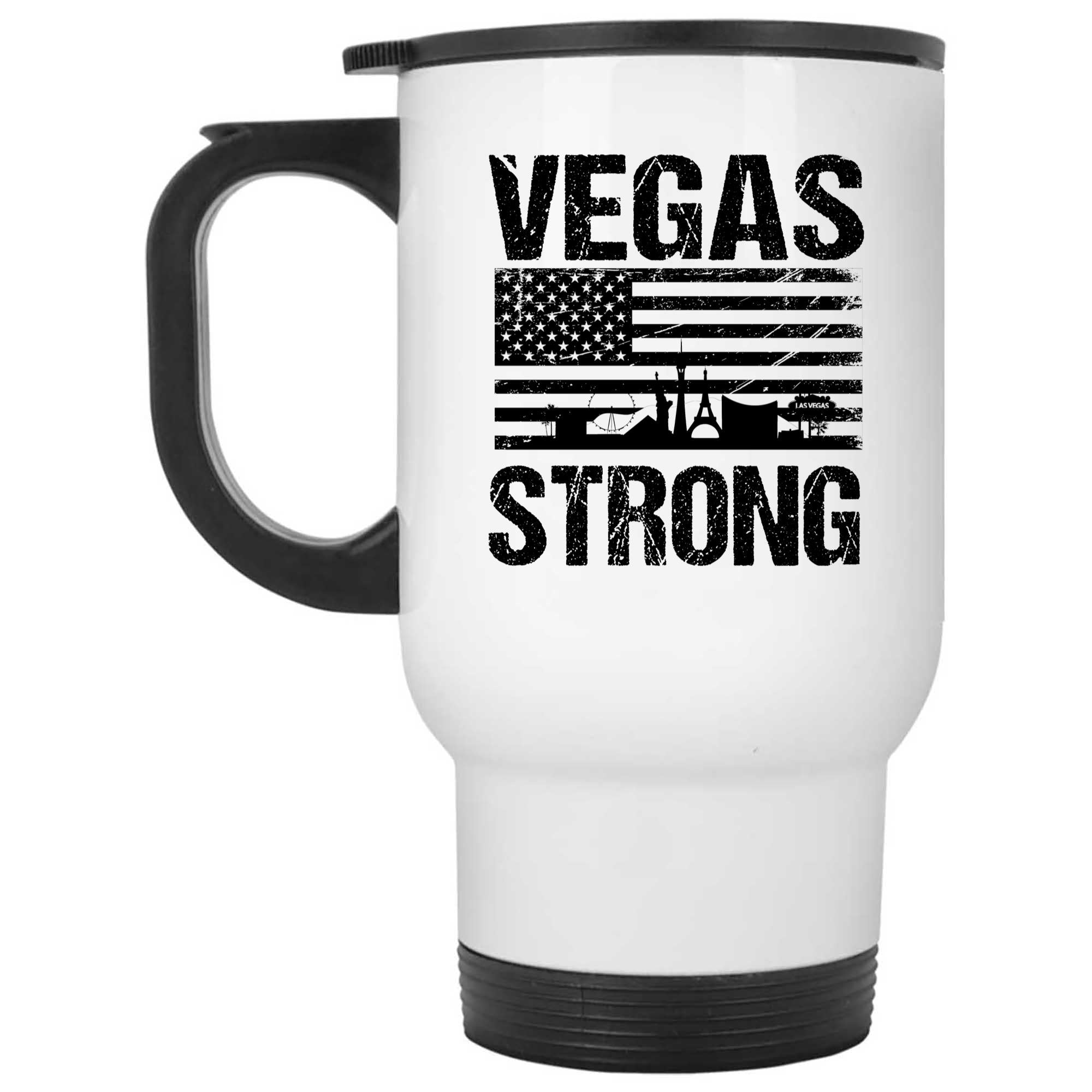 Skitongifts Funny Ceramic Novelty Coffee Mug Vegas Strong Nevada Pride gZiFxzT
