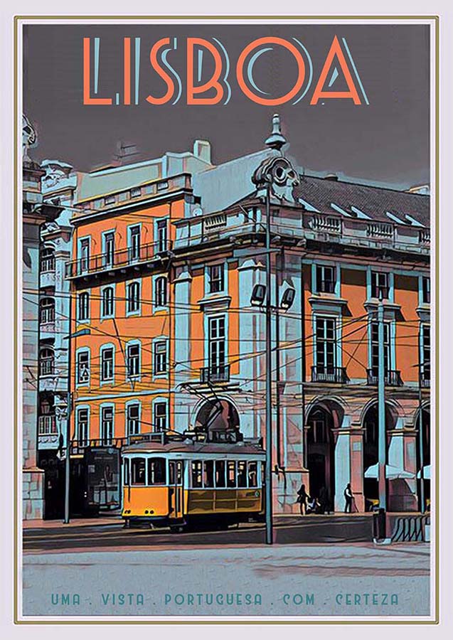 Vintage Travel Lisboa No TT1509