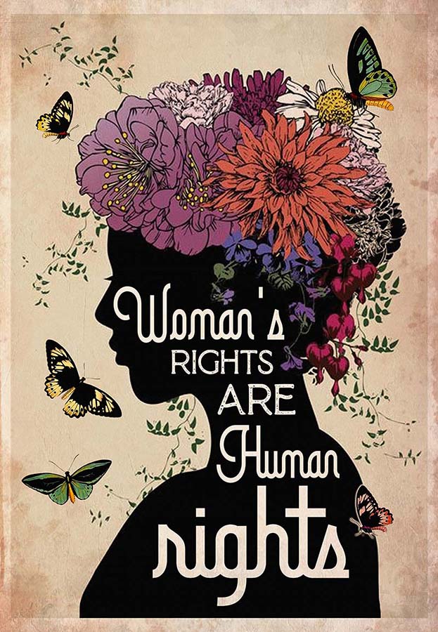 Vintage Women's Rights are Human Rights-MH2409