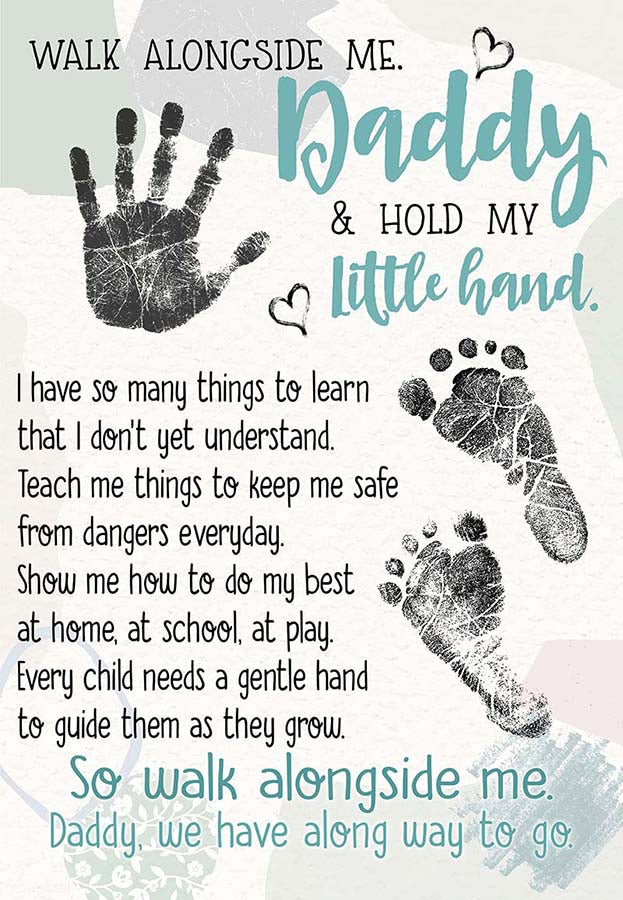 Walk Alongside Me Daddy Hold My Little Hand MH1309