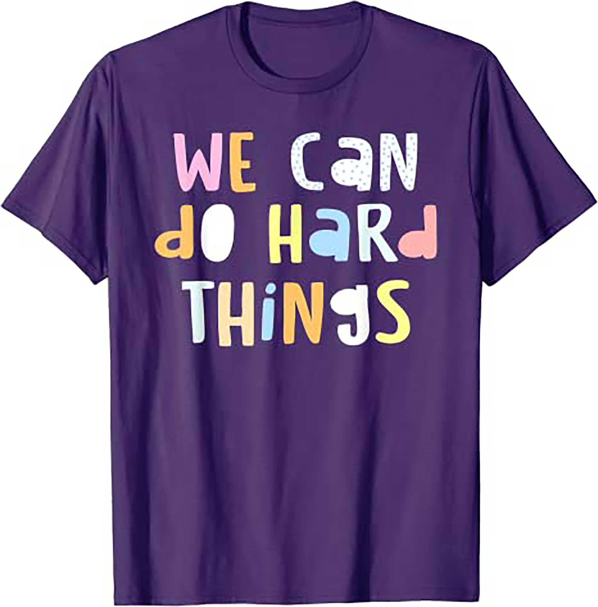 Skitongift We Can Do Hard Things Teacher Back to School T Shirt