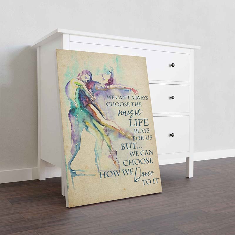 Skitongifts Wall Decoration, Home Decor, Decoration Room We Can'T Always Choose The Music-TT1011