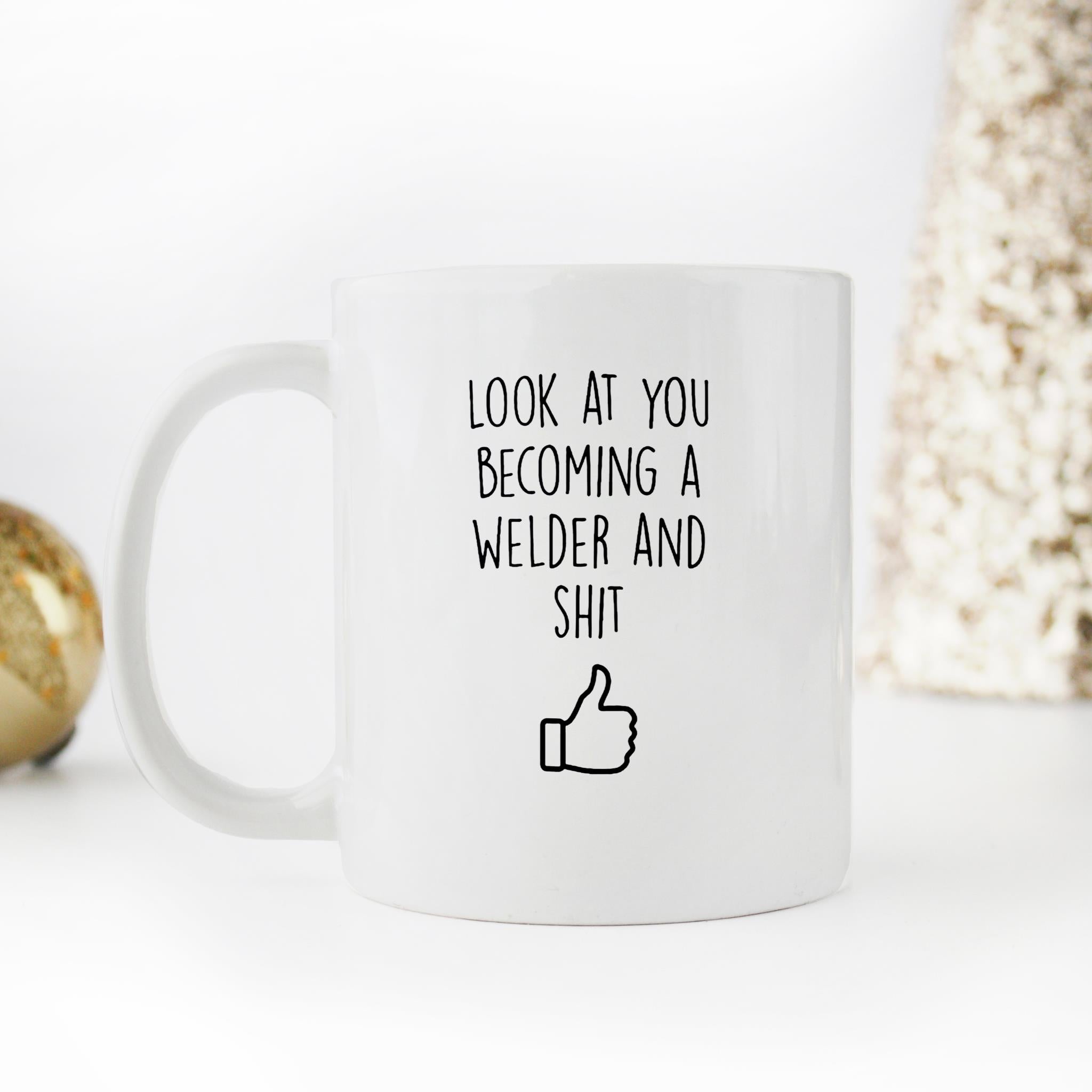 Skitongifts Funny Ceramic Novelty Coffee Mug Welder Graduation Present Welder Graduates Funny FX3ffkX