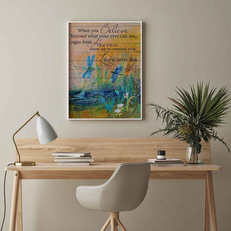 Skitongifts Wall Decoration, Home Decor, Decoration Room What Your Eyes can See Signs from Heaven Show up to Remind-TT2303
