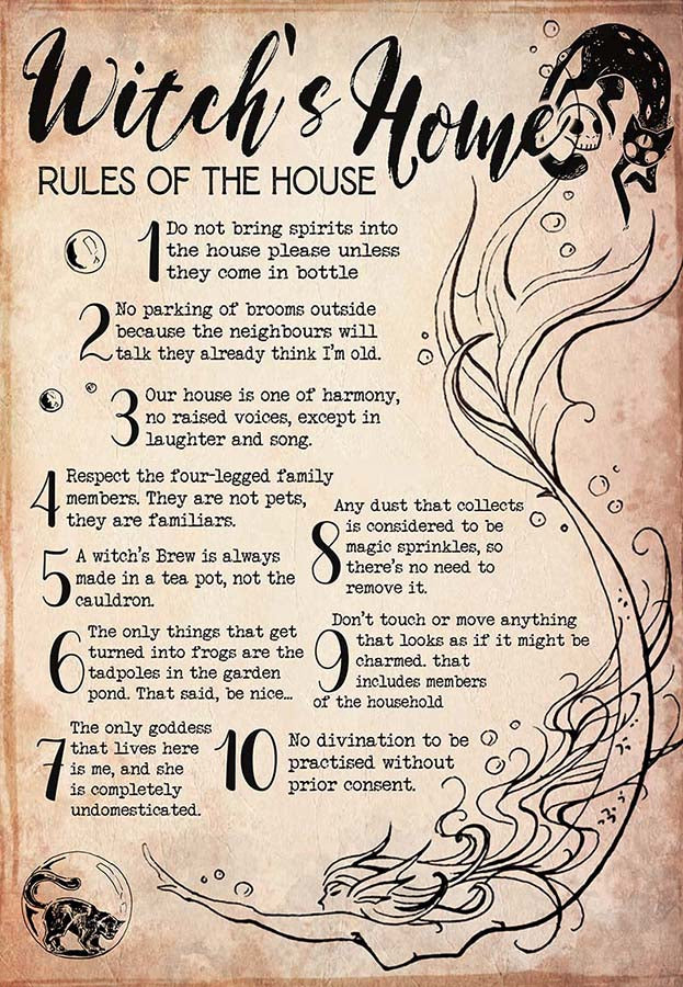 Witch House Rule Mermaid For Lovers MH1309