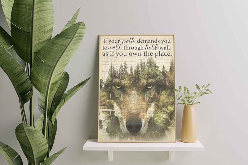 Wolf If Your Path Demands You to Walk Through Hell TT1609