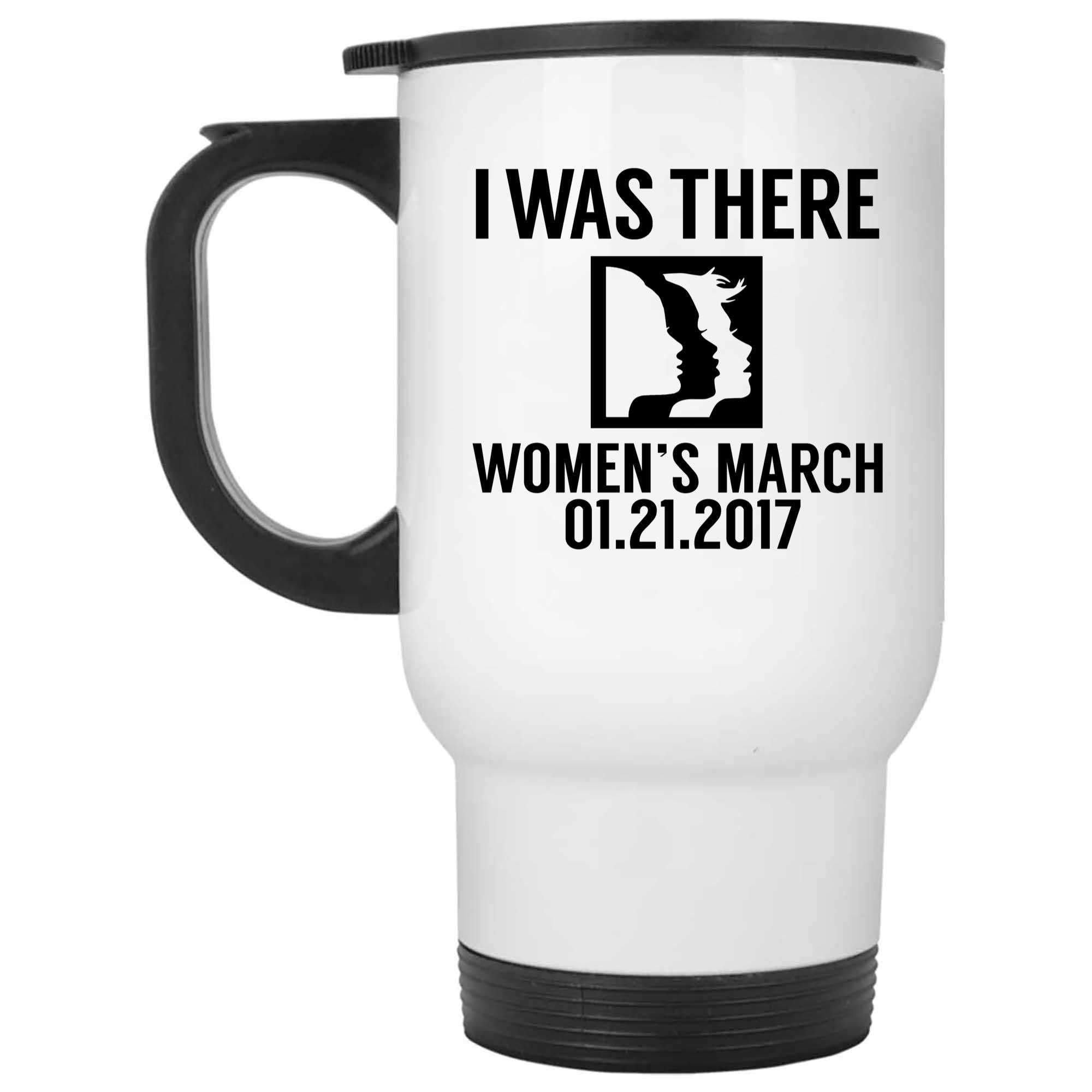 Skitongifts Funny Ceramic Novelty Coffee Mug Women's March On Washington. I Marched ahH0LCy