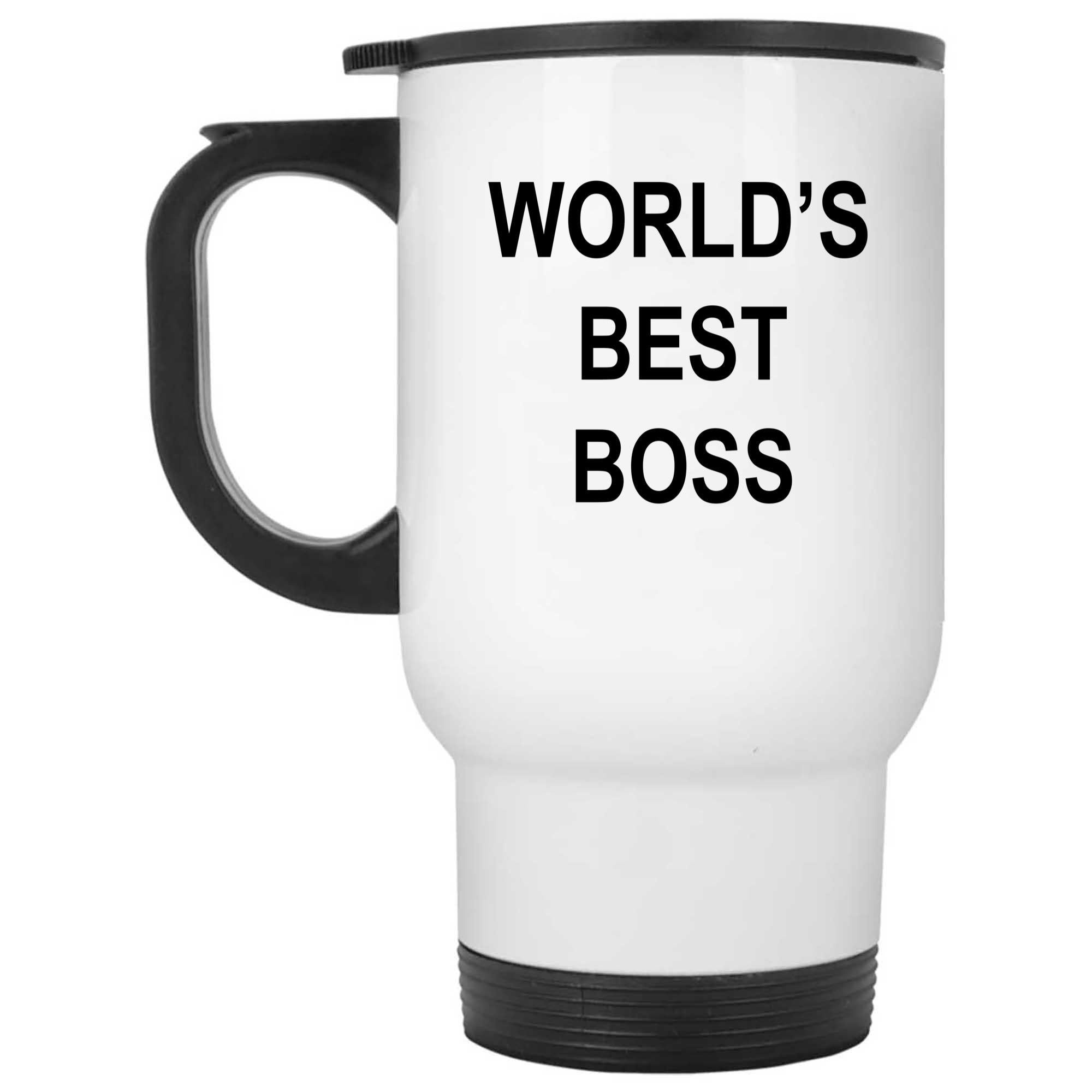 Skitongifts Funny Ceramic Novelty Coffee Mug World’s Best Boss The Office Tv Show GYNUFsy