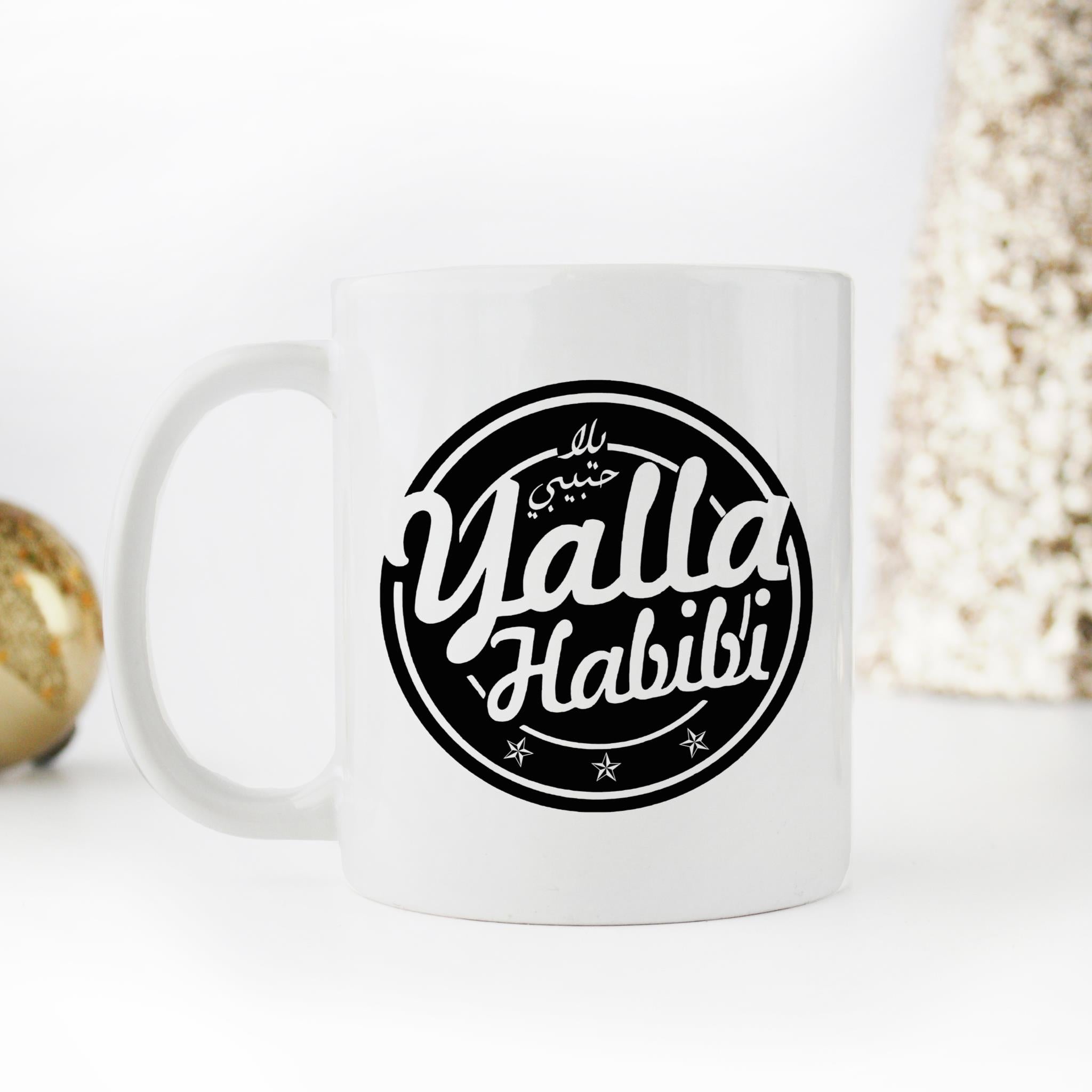 Skitongifts Coffee Mug Funny Ceramic Novelty Yalla Habibi OfhwerL